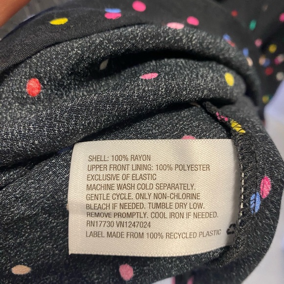 RIXO x target Black Dress with Colorful Polka Dots - Picture 7 of 9